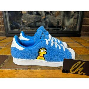 Youth 5 Adidas x The Simpsons Superstar Marge Blue Lifestyle Sneakers GX1774